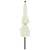 3-Tier Garden Parasol with Aluminium Pole Sand 3.5 m