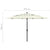 3-Tier Garden Parasol with Aluminium Pole Sand 3.5 m