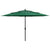 3-Tier Parasol with Aluminium Pole Green 3.5 m