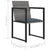 7 Piece Outdoor Dining Set with Cushions Poly Rattan Grey