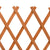 Garden Trellis Fence Orange 150x80 cm Solid Firwood