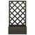 Garden Trellis Planter Grey 50x25x90 cm Solid Firwood