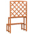 Plant Stand with Trellis Orange 70x42x120 cm Solid Firwood