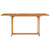Garden Table 150x90x75 cm Solid Teak Wood