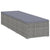 3 Piece Garden Sun Loungers with Tea Table Poly Rattan Grey