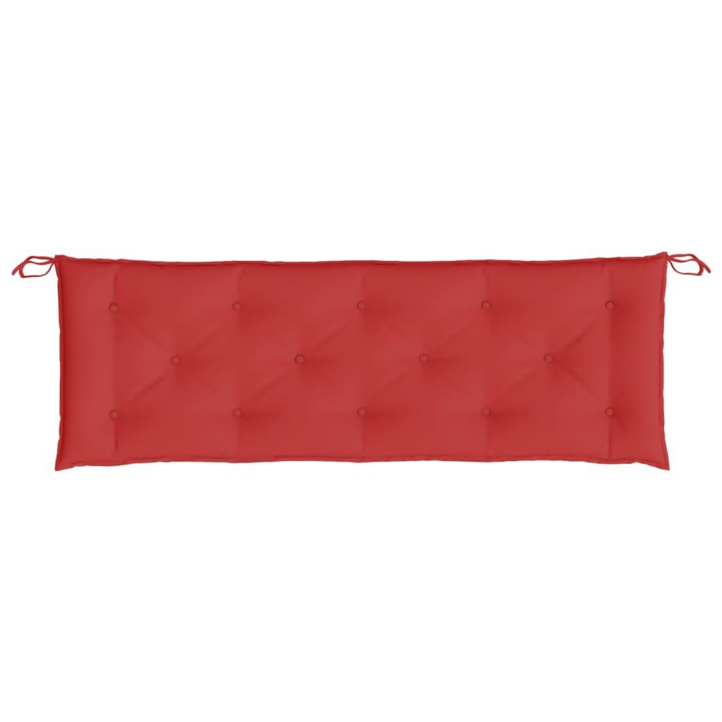 Garden Bench Cushion Red 150x50x7 cm Oxford Fabric