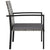 Garden Dining Chairs 2 pcs Poly Rattan Grey