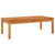 5 Piece Garden Lounge Set with Cushion Cream Solid Acacia Wood
