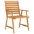 5 Piece Garden Dining Set Solid Acacia Wood
