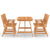 5 Piece Garden Dining Set Solid Acacia Wood