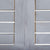 5 Piece Garden Dining Set Solid Acacia Wood Grey