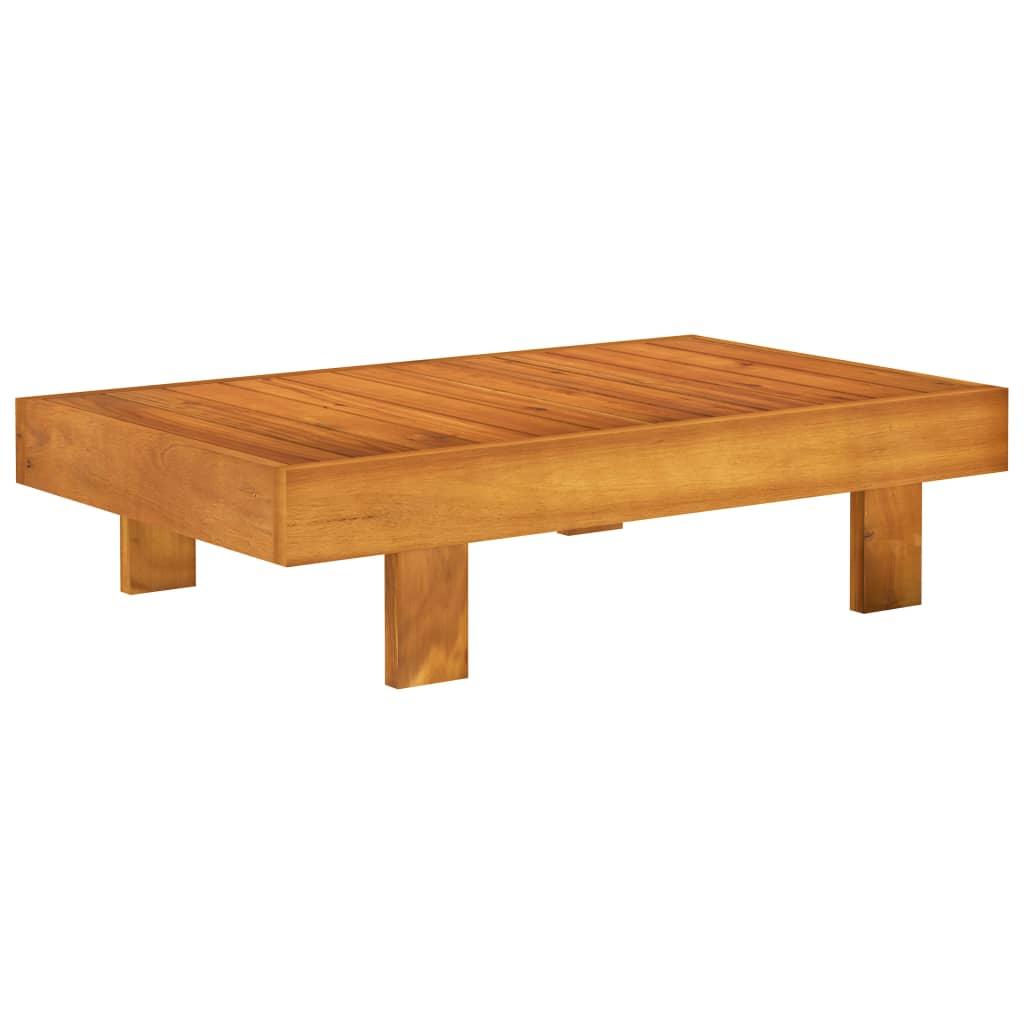 9 Piece Garden Lounge Set with Dark Grey Cushions Acacia Wood