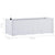 Garden Raised Bed with Self Watering System White 100x43x33 cm