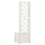 Garden Planter with Trellis 43x43x142 cm PP White
