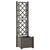 Garden Planter with Trellis 43x43x142 cm PP Anthracite
