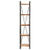 5-Tier Bookcase 40x30x180 cm Solid Acacia Wood