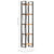 5-Tier Bookcase 40x30x180 cm Solid Acacia Wood