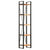 5-Tier Bookcase 40x30x180 cm Solid Acacia Wood