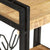 3-Tier Bookcase 60x30x80 cm Solid Mango Wood