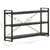 3-Tier Bookcase Black 140x30x80 cm Solid Mango Wood