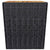 3 Piece Bistro Set Poly Rattan and Acacia Wood Black