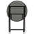 3 Piece Garden Bistro Set Poly Rattan and Tempered Glass Black