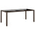 9 Piece Garden Dining Set Poly Rattan Brown