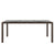 9 Piece Garden Dining Set Poly Rattan Brown