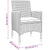 9 Piece Garden Dining Set Poly Rattan Grey