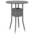 3 Piece Garden Dining Set Poly Rattan Grey