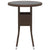 3 Piece Garden Dining Set Poly Rattan Brown