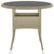 5 Piece Garden Dining Set Poly Rattan Beige