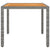 3 Piece Garden Dining Set Poly Rattan Grey