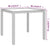 3 Piece Garden Dining Set Poly Rattan Grey