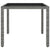 5 Piece Garden Dining Set Poly Rattan Grey