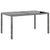 5 Piece Garden Dining Set Poly Rattan Grey