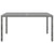 5 Piece Garden Dining Set Poly Rattan Grey