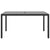 7 Piece Garden Dining Set Poly Rattan Black