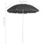 Outdoor Parasol with Steel Pole Anthracite 180 cm