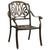 Garden Chairs 2 pcs Cast Aluminium Bronze