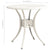 Garden Table White 78x78x72 cm Cast Aluminium