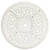 Garden Table White 90x90x74 cm Cast Aluminium