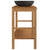 Bathroom Vanity Cabinet Solid Wood Teak with Sinks Marble Black