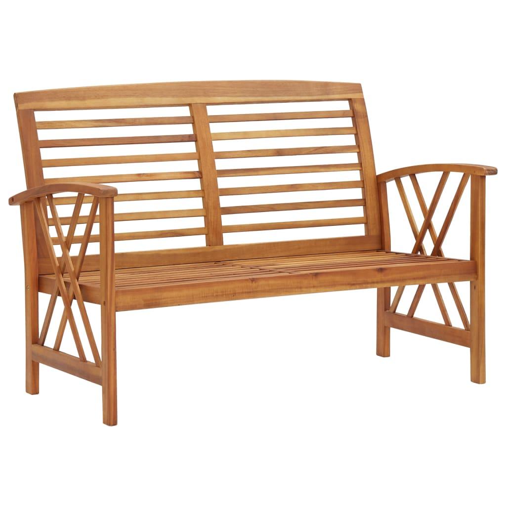 4 Piece Garden Lounge Set Solid Acacia Wood (310266+310272)