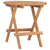 3 Piece Folding Outdoor Dining Set Solid Wood Teak