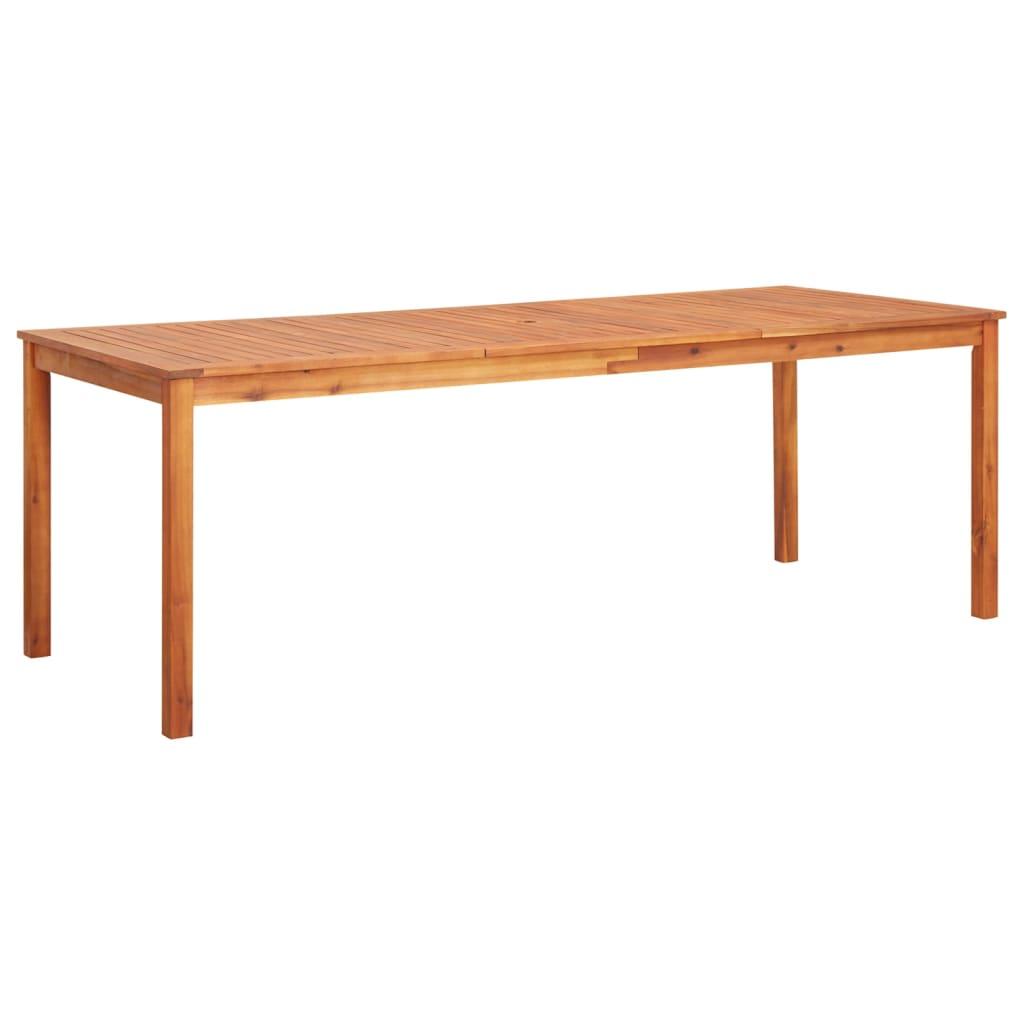 7 Piece Garden Dining Set with Cushions Solid Acacia Wood