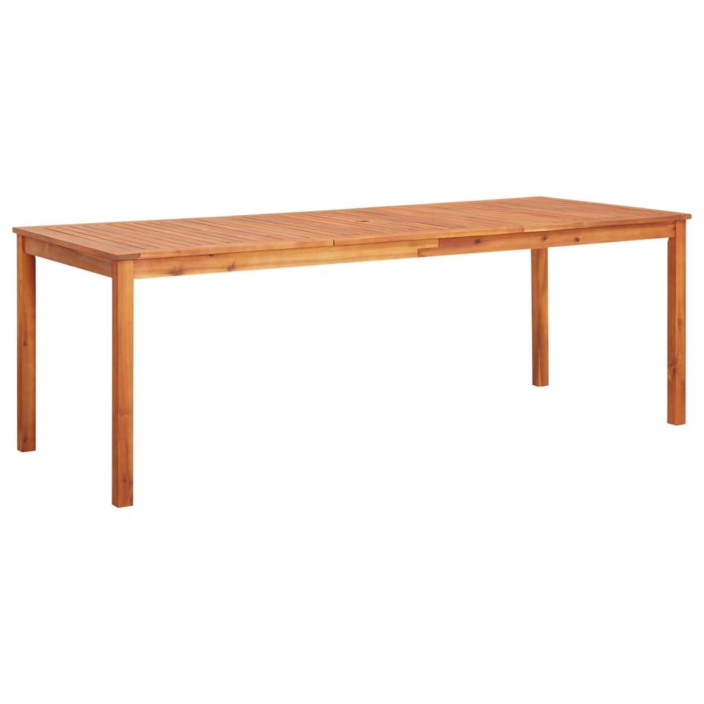 9 Piece Garden Dining Set with Cushions Solid Acacia Wood
