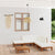 7 Piece Garden Lounge Set with Cushions Solid Acacia Wood