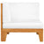 5 Piece Garden Lounge Set with Cushions Solid Acacia Wood