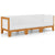 3 Piece Garden Lounge Set with Cushions Solid Acacia Wood